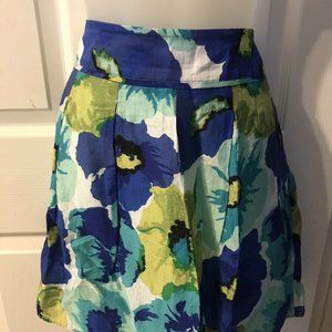 loft 6 petite Floral Skirt